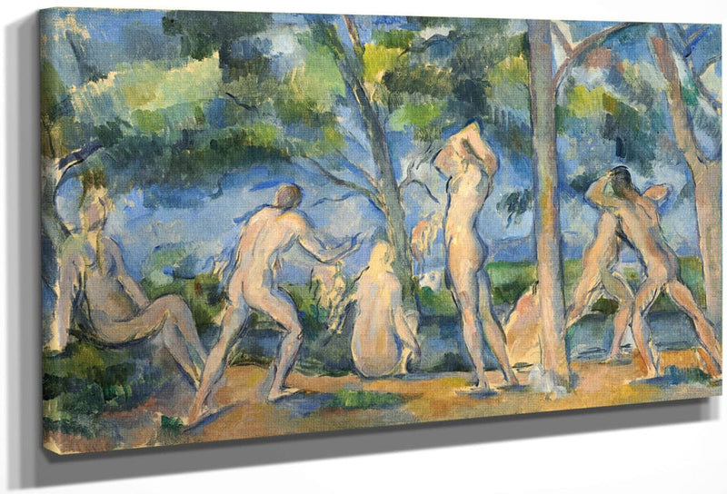 Bathers 1 By Paul Cezanne Fine Art Print