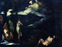 Bathers 1870 1 By Paul Cezanne Fine Art Print
