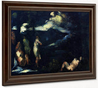 Bathers 1870 1 By Paul Cezanne Fine Art Print