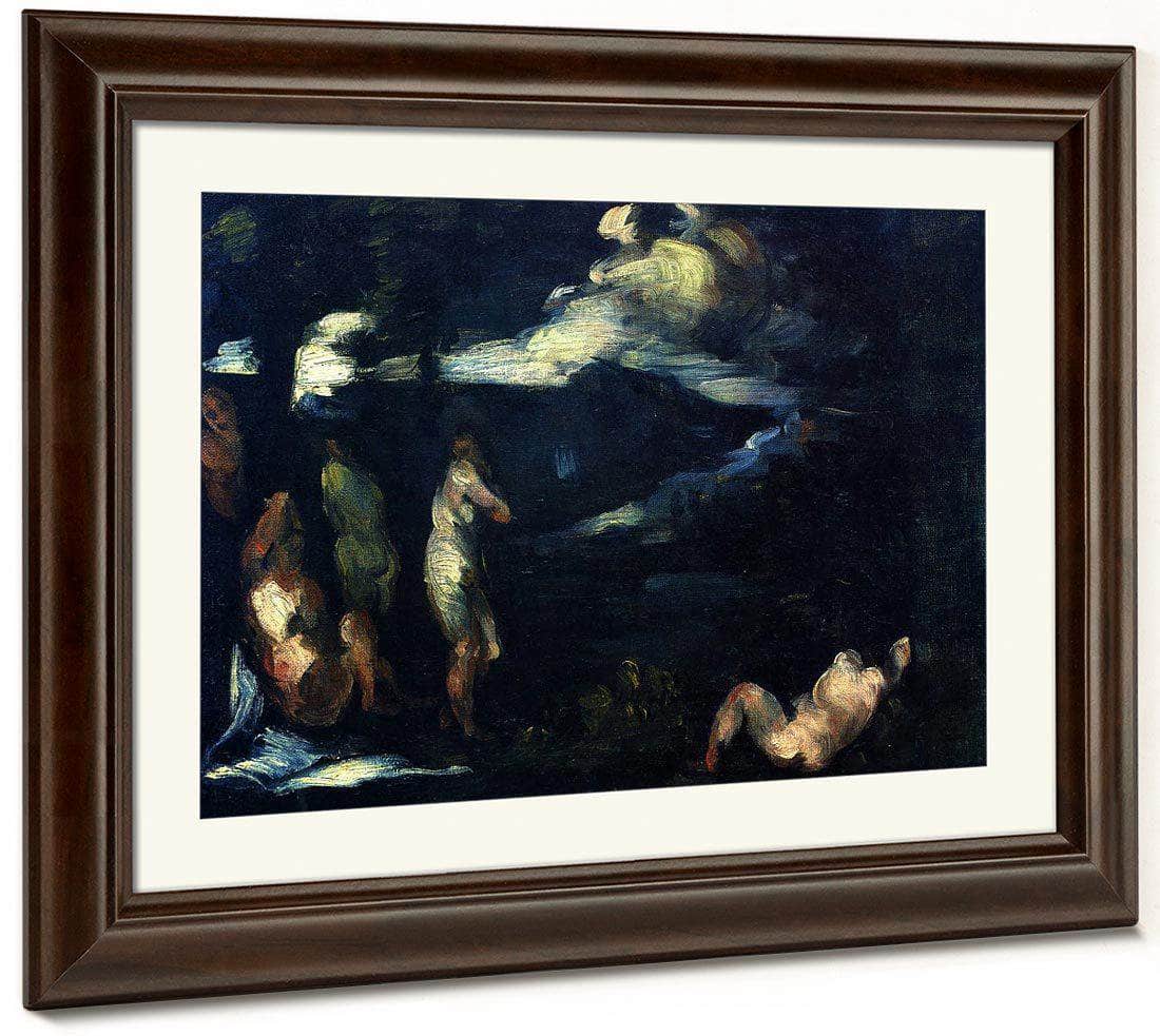 Bathers 1870 1 By Paul Cezanne Fine Art Print