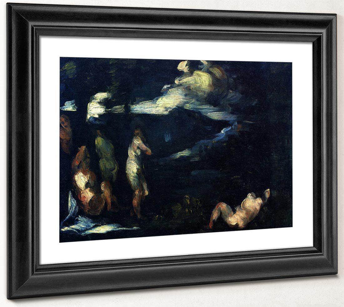 Bathers 1870 1 By Paul Cezanne Fine Art Print