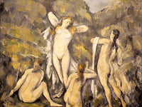 Bathers By Cezanne Paul Fine Art Print