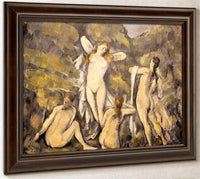 Bathers By Cezanne Paul Fine Art Print