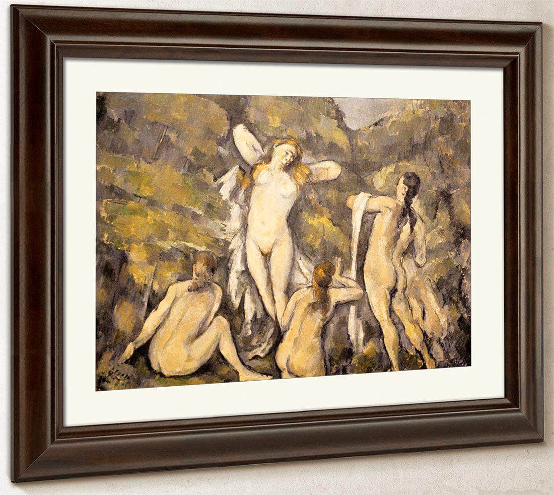 Bathers By Cezanne Paul Fine Art Print