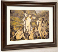 Bathers By Cezanne Paul Fine Art Print