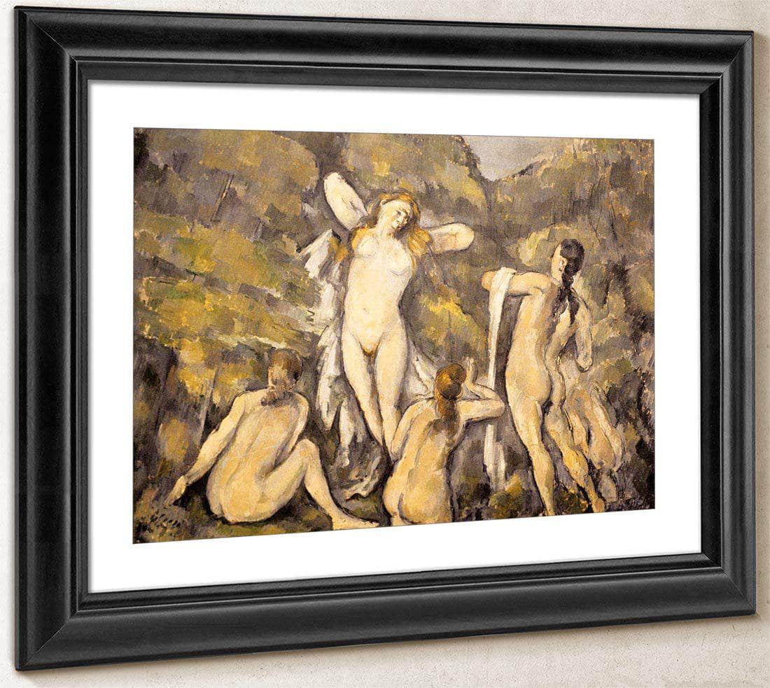 Bathers By Cezanne Paul Fine Art Print