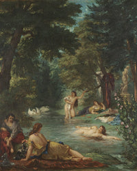 Bathers By Ferdinand Victor Eugene Delacroix Fine Art Print
