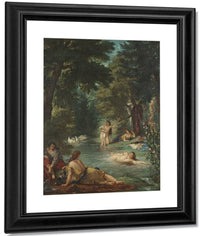 Bathers By Ferdinand Victor Eugene Delacroix Fine Art Print