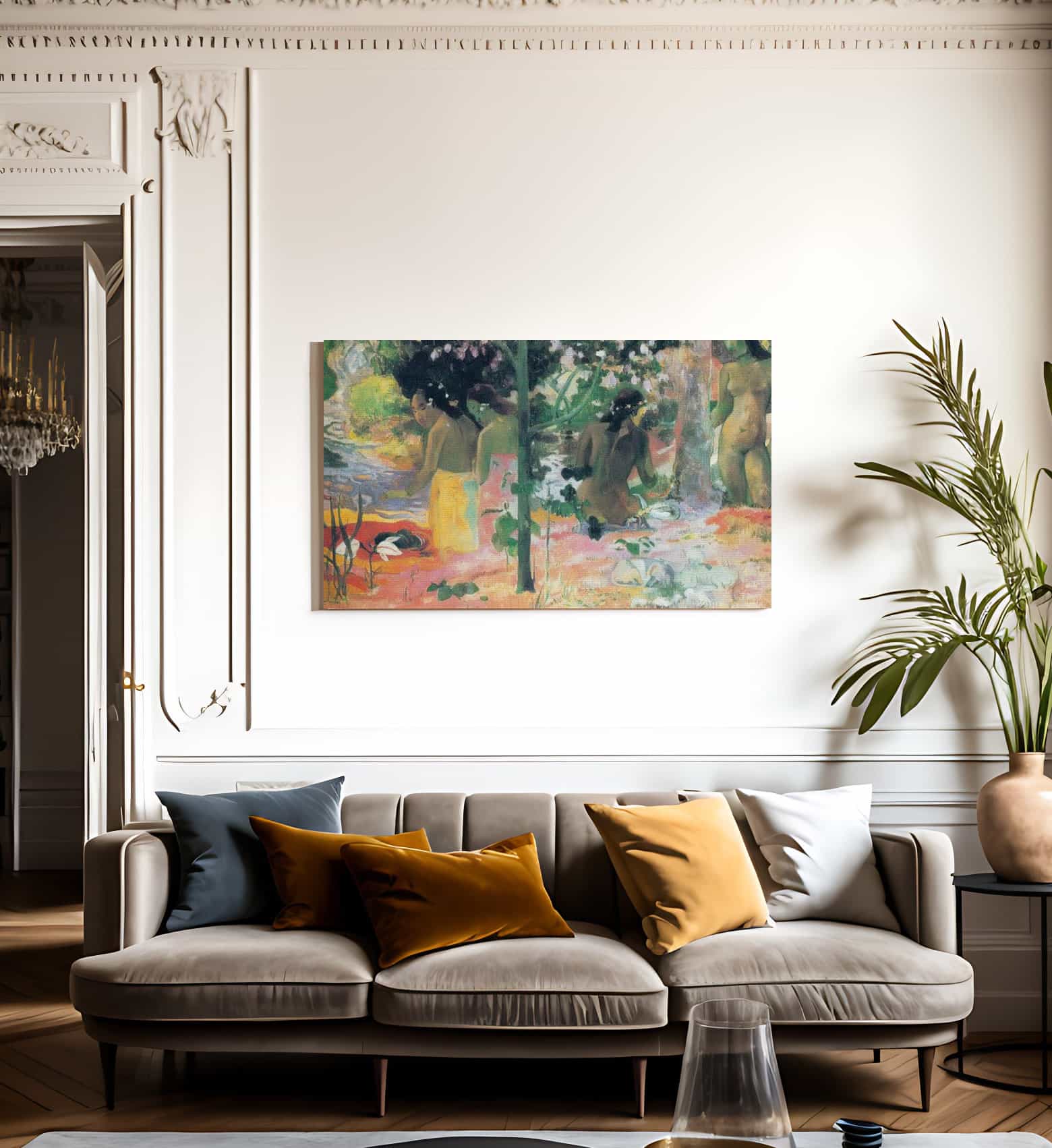 Bathers By Paul Gauguin Fine Art Print