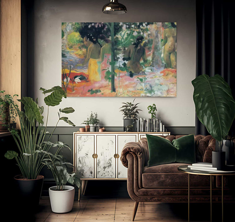 Bathers By Paul Gauguin Fine Art Print