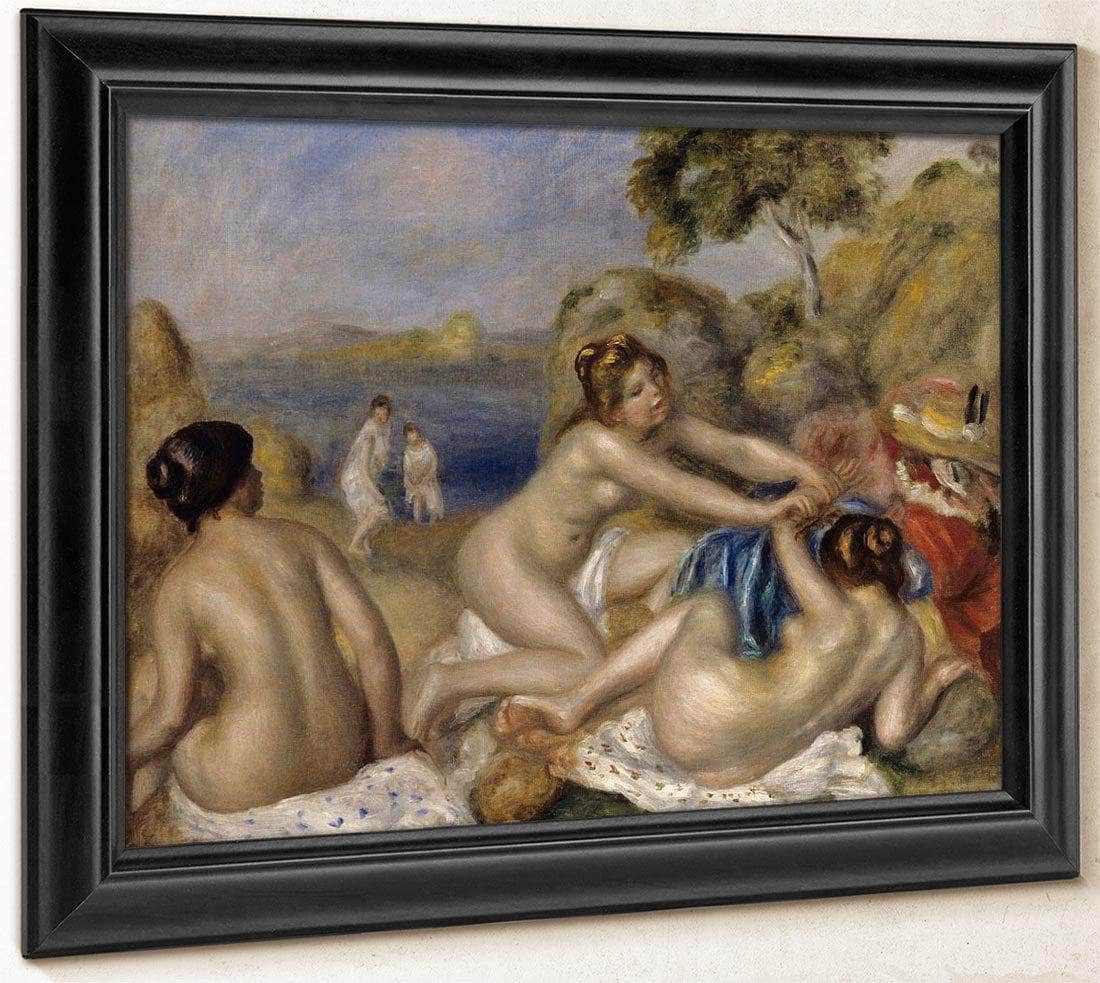 Bathers Playing With A Crab By Pierre August Renoir Fine Art Print