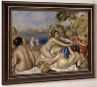 Bathers Playing With A Crab By Pierre August Renoir Fine Art Print
