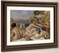 Bathers Playing With A Crab By Pierre August Renoir Fine Art Print