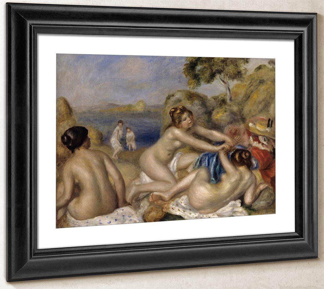 Bathers Playing With A Crab By Pierre August Renoir Fine Art Print