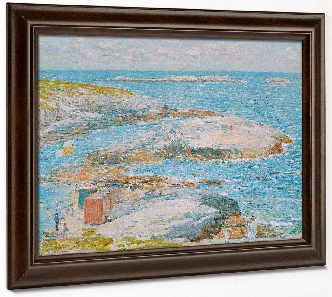 Bathing Pool Appledore By Childe Hassam Fine Art Print