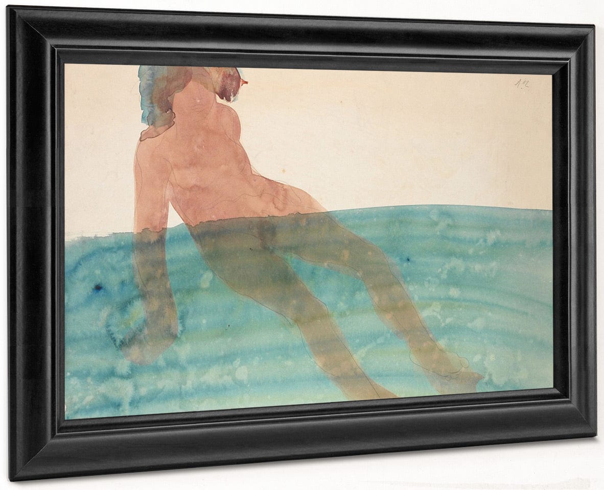 Bathing Woman By Francois Auguste Rene Rodin Fine Art Print