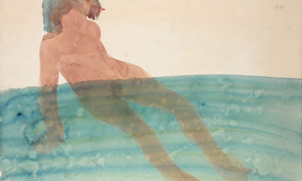 Bathing Woman By Francois Auguste Rene Rodin Fine Art Print