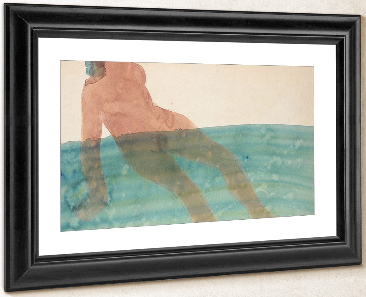 Bathing Woman By Francois Auguste Rene Rodin Fine Art Print