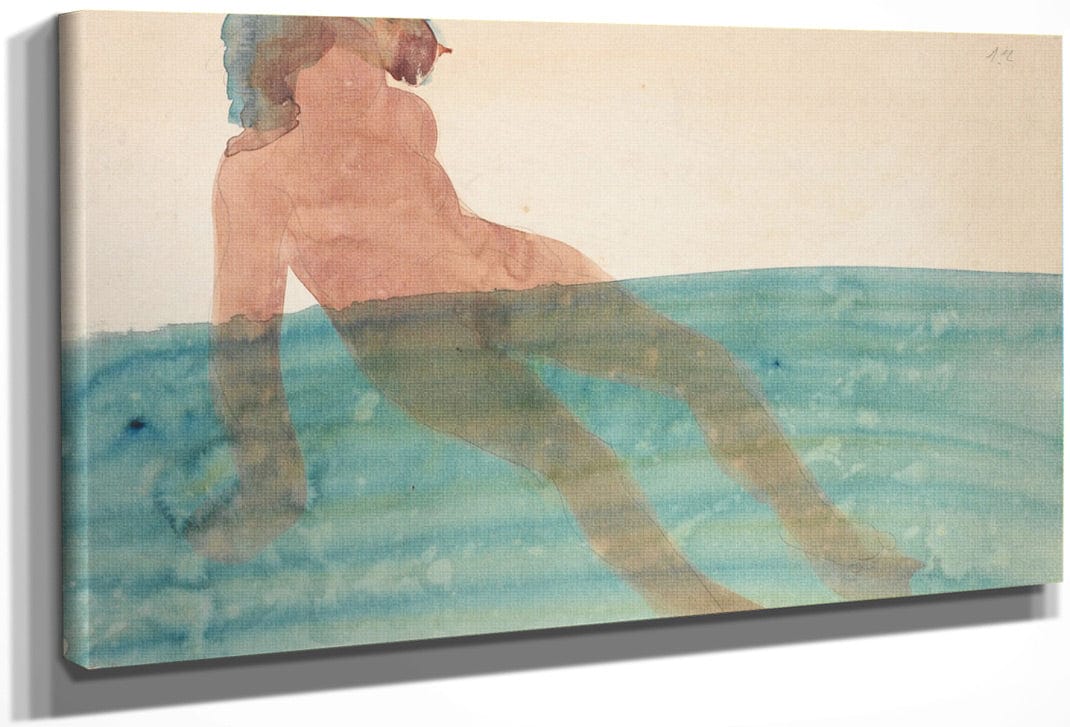 Bathing Woman By Francois Auguste Rene Rodin Fine Art Print