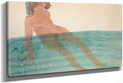 Bathing Woman By Francois Auguste Rene Rodin Fine Art Print