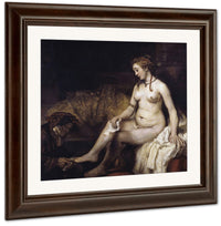 Bathsheba With David's Letter By Rembrandt Fine Art Print