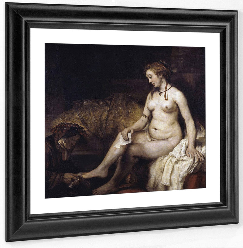 Bathsheba With David's Letter By Rembrandt Fine Art Print