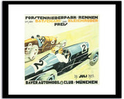 Batschari And Bleichdoder  Vintage Poster Fine Art Print