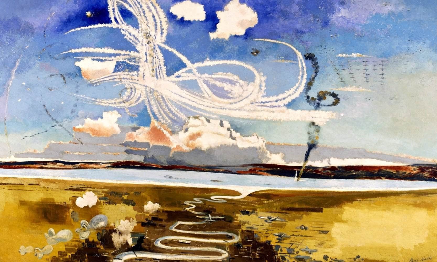Battle Of Britain Painting Paul Nash Canvas Art Fine Art Print