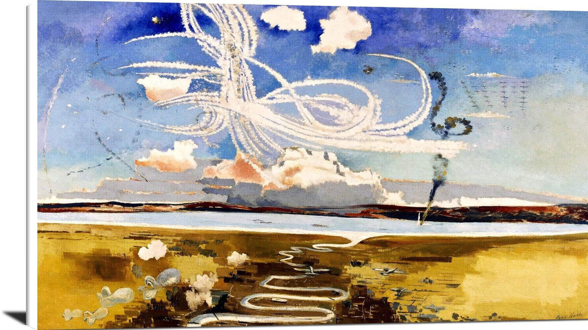 Battle Of Britain Painting Paul Nash Canvas Art Fine Art Print