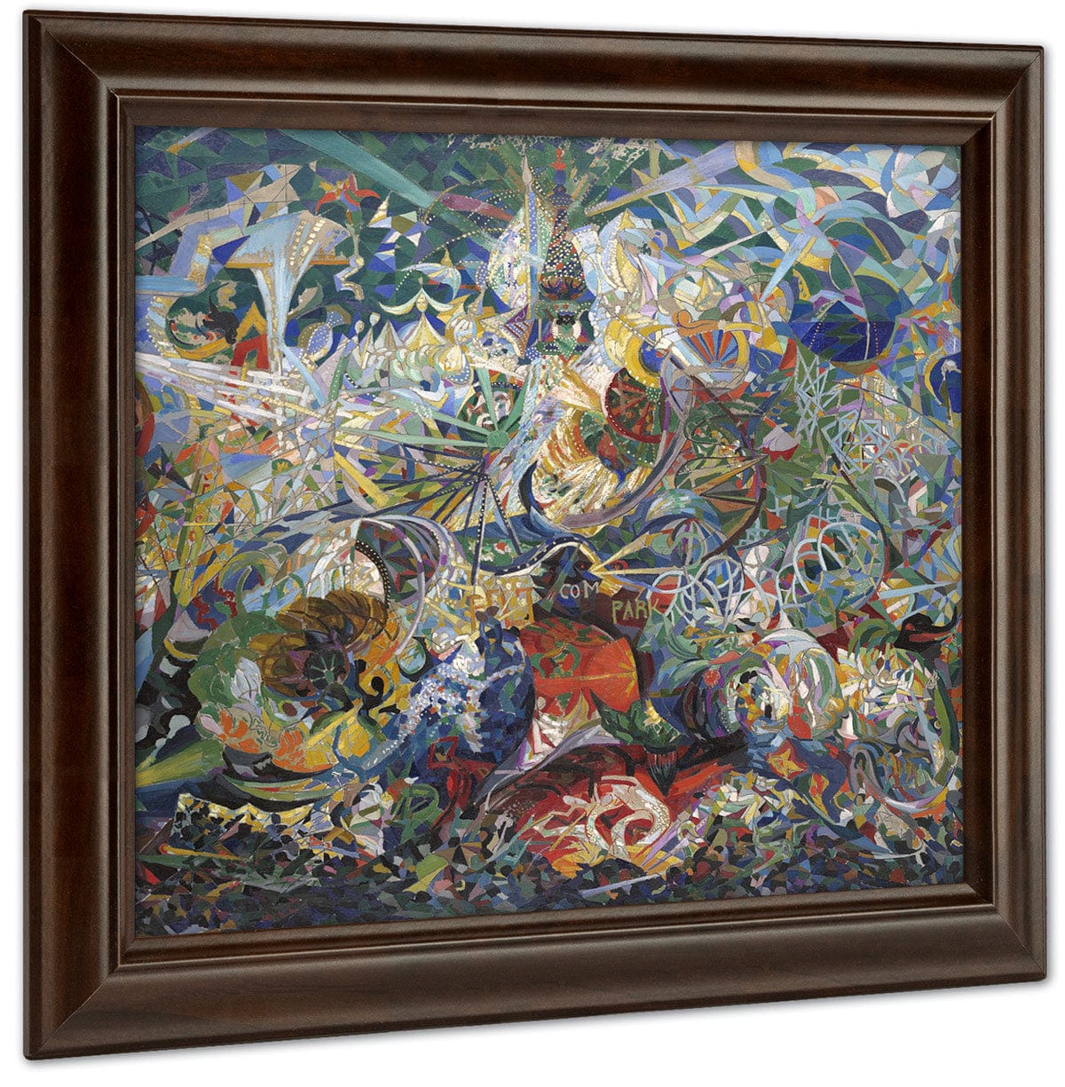 Battle Of Lights, Coney Island, Mardi Gras By Joseph Stella Fine Art Print