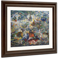 Battle Of Lights, Coney Island, Mardi Gras By Joseph Stella Fine Art Print