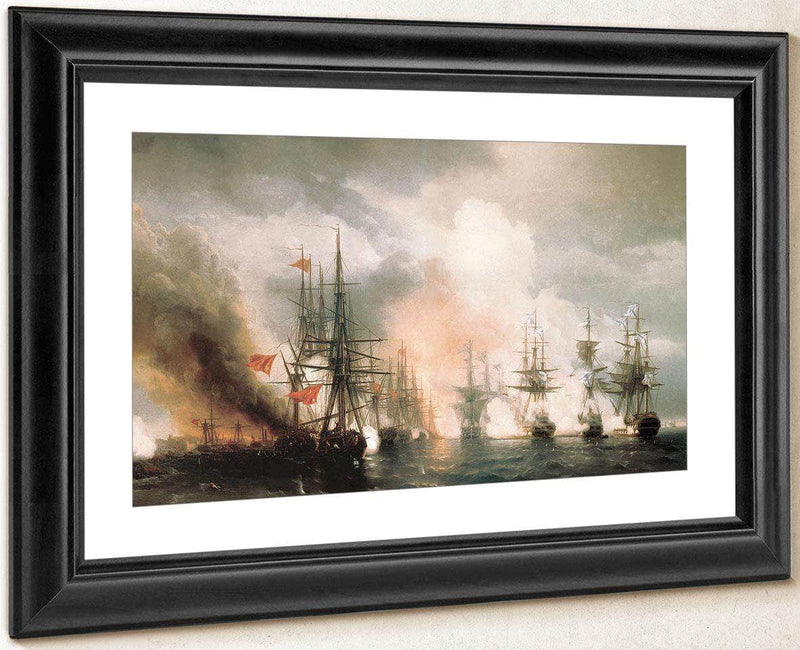 Battle Of Sinop The Day By Ivan Aivazovsky Fine Art Print