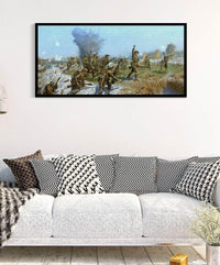 Battle Of The Somme Ulster Division Painting J. P. Beadle Canvas Art Fine Art Print
