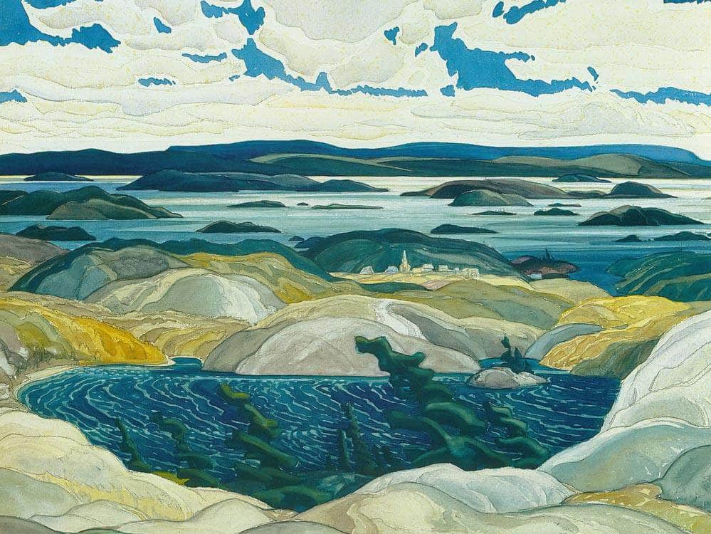 Bay Of Islands By Frank Carmichael Fine Art Print