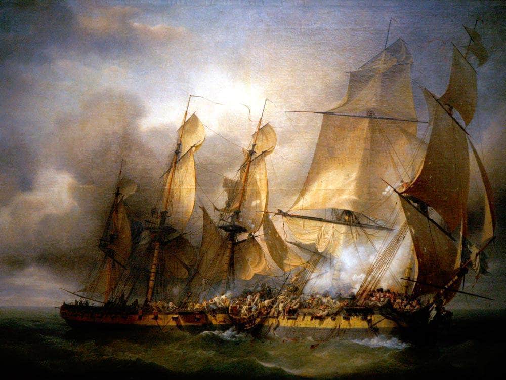 Bayonnaise Vs Embuscade By Louis Philippe Crepin Fine Art Print