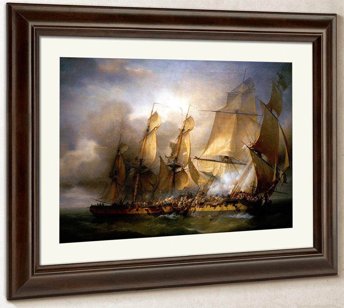Bayonnaise Vs Embuscade By Louis Philippe Crepin Fine Art Print
