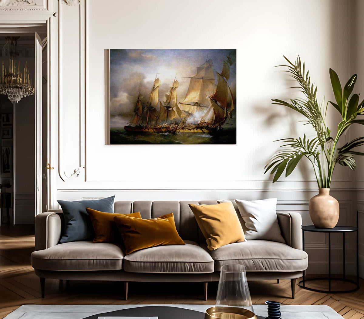 Bayonnaise Vs Embuscade By Louis Philippe Crepin Fine Art Print