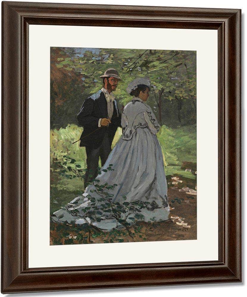 Bazille And Camille Study For Dejeuner Sur L Herbe Claude Monet Fine Art Print