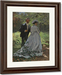 Bazille And Camille Study For Dejeuner Sur L Herbe Claude Monet Fine Art Print