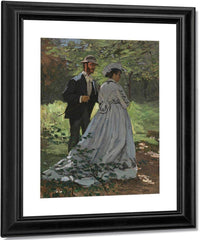 Bazille And Camille Study For Dejeuner Sur L Herbe Claude Monet Fine Art Print