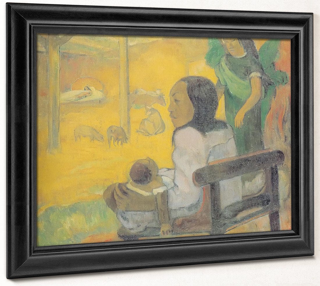 Be Be ( The Nativity) By Paul Gauguin Fine Art Print
