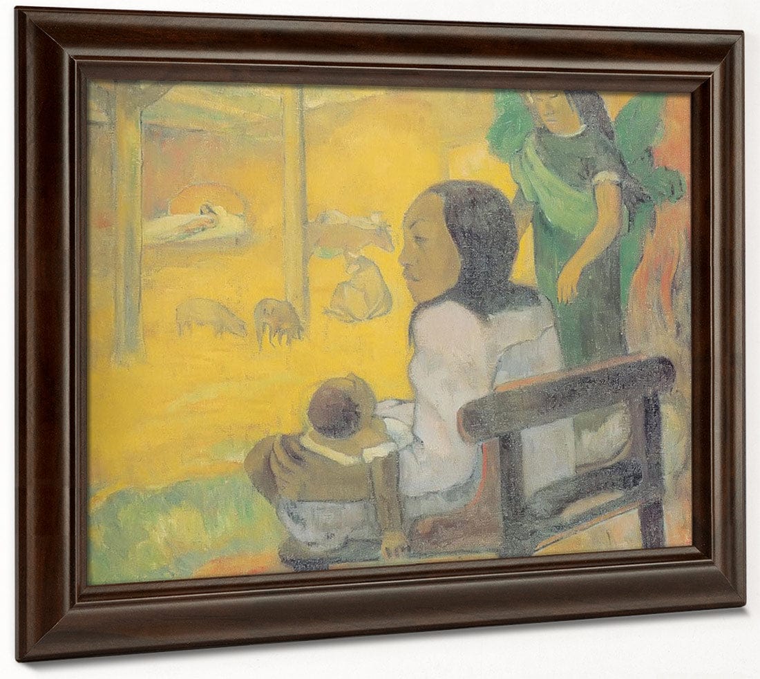 Be Be ( The Nativity) By Paul Gauguin Fine Art Print