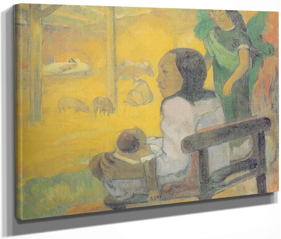 Be Be ( The Nativity) By Paul Gauguin Fine Art Print