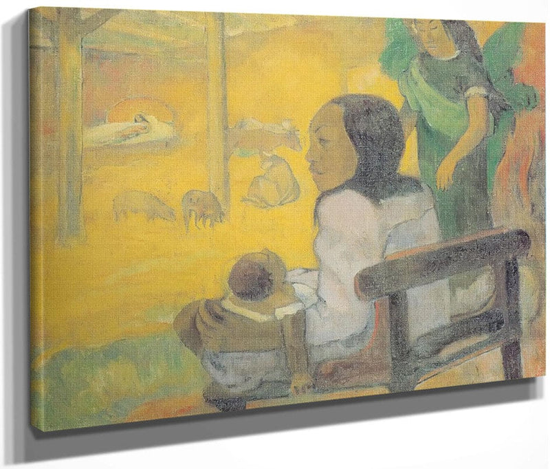 Be Be ( The Nativity) By Paul Gauguin Fine Art Print
