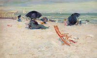 Beach At Atlantic City By Robert Henri Fine Art Print