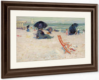 Beach At Atlantic City By Robert Henri Fine Art Print