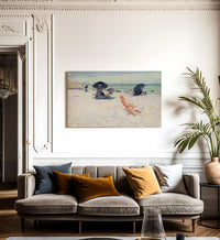 Beach At Atlantic City By Robert Henri Fine Art Print