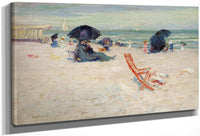 Beach At Atlantic City By Robert Henri Fine Art Print