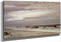 Beach Scene With Barrel And Anchor By William Trost Richards Fine Art Print