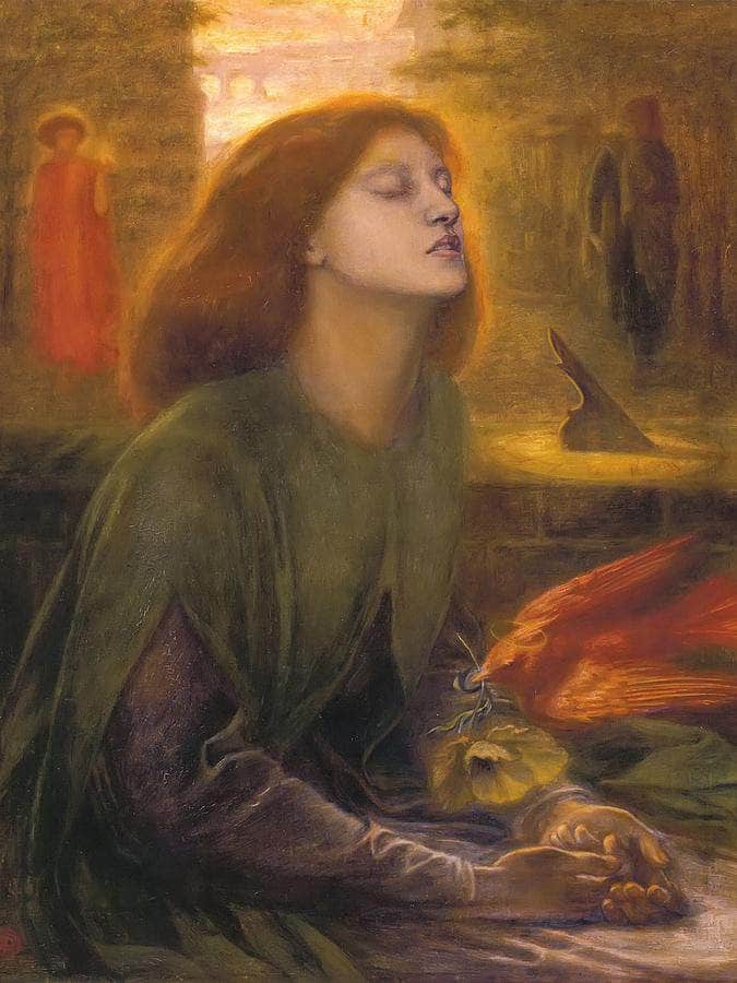 Beata Beatrix By Dante Gabriel Rossetti Fine Art Print